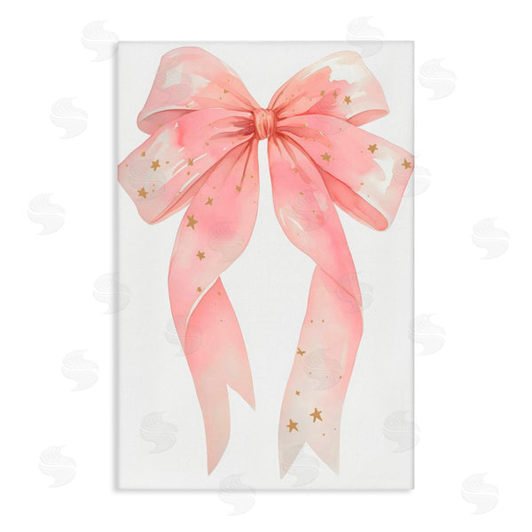 stupell industries Creative Studio | Pink Bow With Gold Stars