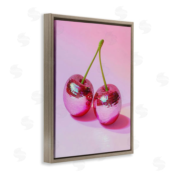 Stupell Industries Creative Studio | Pink Disco Cherries Wall Art