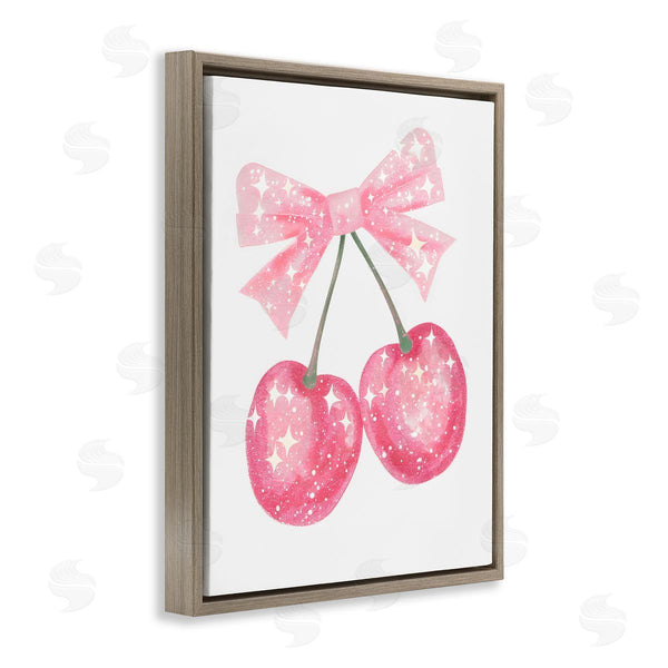 Stupell Industries Creative Studio | Pink Star Sparkle Cherries