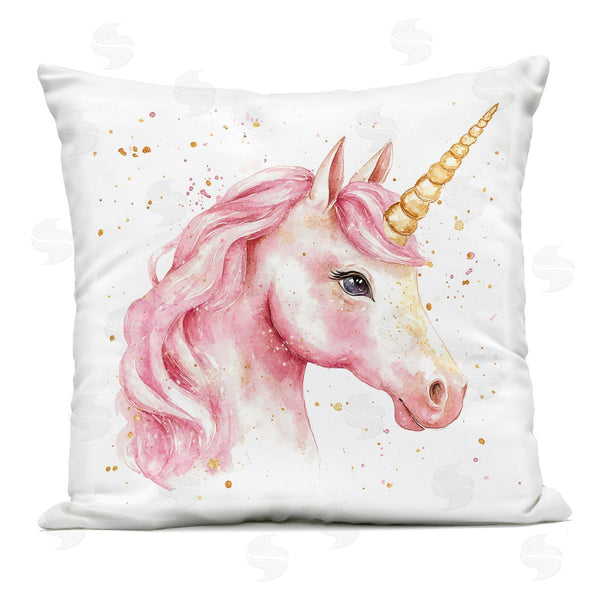 Stupell Industries Creative Studio | Pink Unicorn With Paint Splatter Printed Throw Pillow