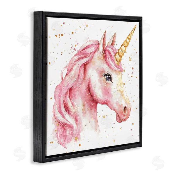 Stupell Industries Creative Studio | Pink Unicorn With Paint Splatter Wall Art