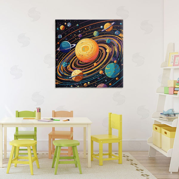 Stupell Industries Creative Studio | Planet Illustration Spiral