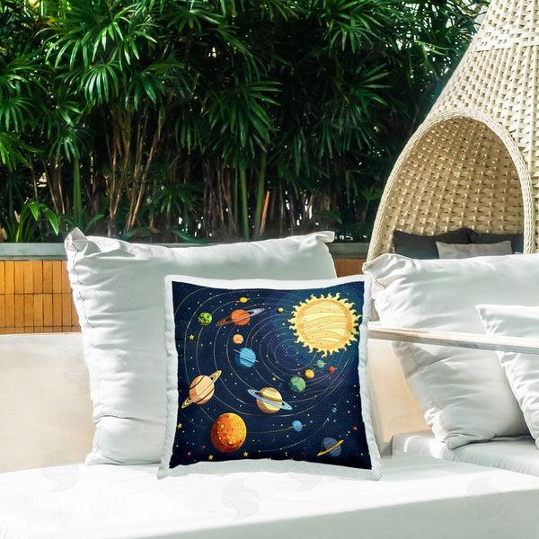 Stupell Industries Creative Studio | Planets Around The Sun Throw Pillow