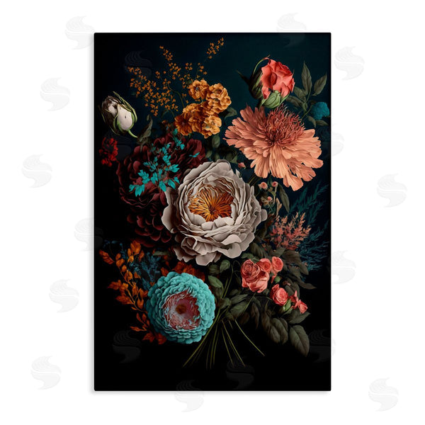 stupell industries Creative Studio | Realistic Colorful Floral on Black