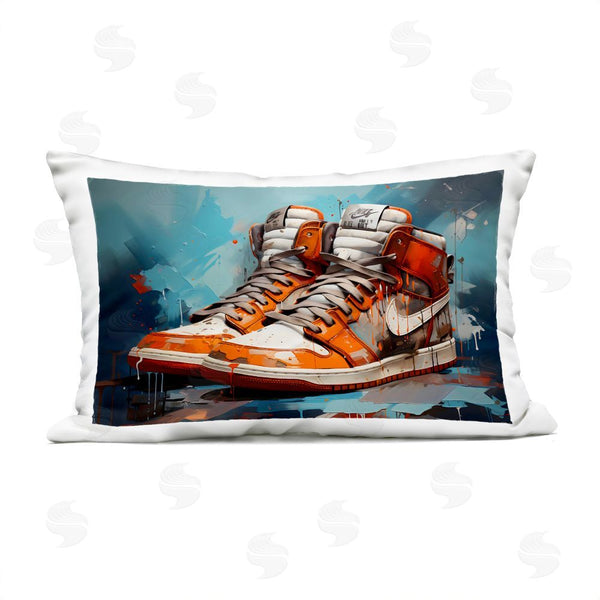 Stupell Industries Creative Studio | Red & White Sneakers Splash Throw Pillow
