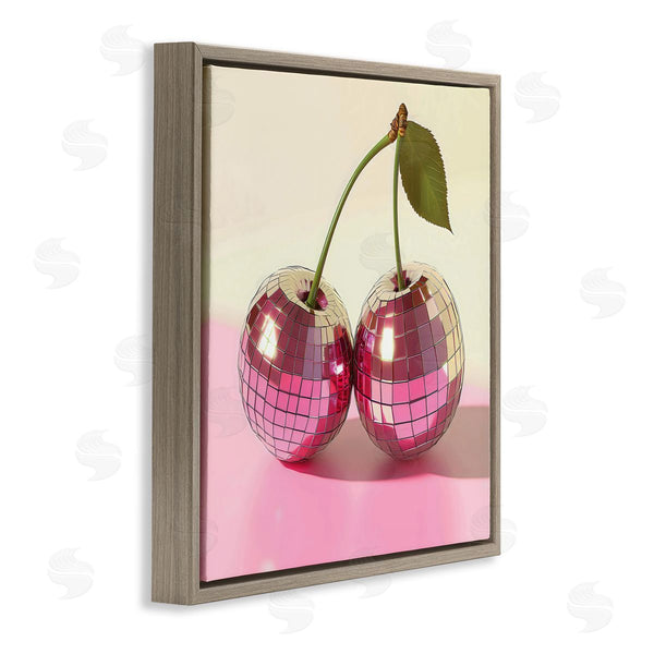 Stupell Industries Creative Studio | Retro Disco Cherries Gleam