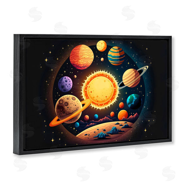 Stupell Industries Creative Studio | Round Cosmic Solar System