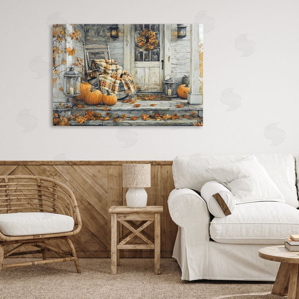 Stupell Industries Creative Studio | Rustic & Cozy Fall Porch Wall Art