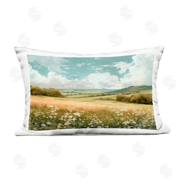 Stupell Industries Creative Studio | Scenic Daisy Valley Printed Throw Pillow