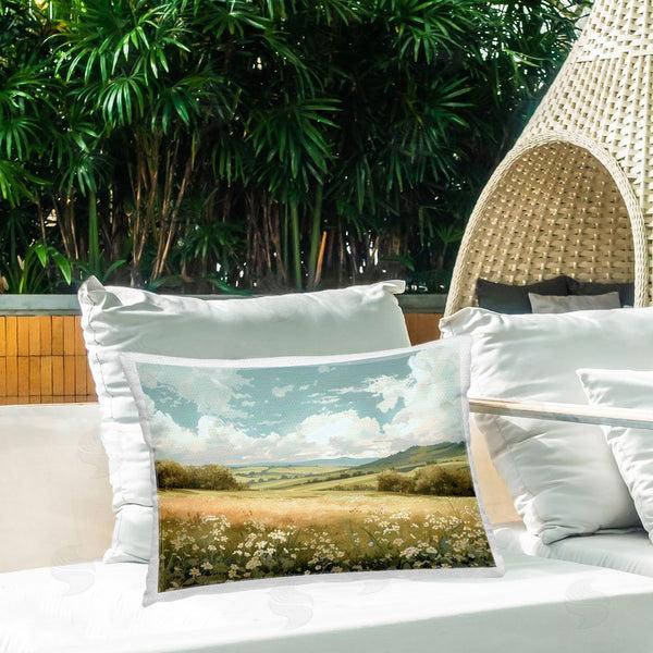 Stupell Industries Creative Studio | Scenic Daisy Valley Printed Throw Pillow