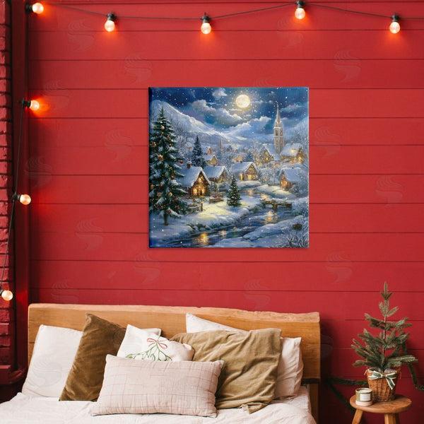 Stupell Industries Creative Studio | Snow Covered Village Wall Art