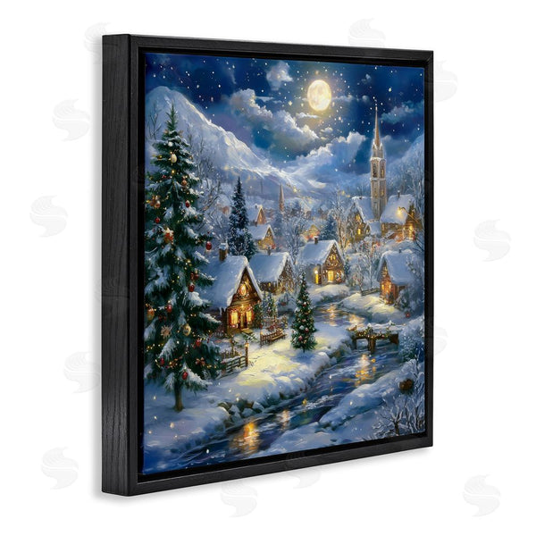 Stupell Industries Creative Studio | Snow Covered Village Wall Art