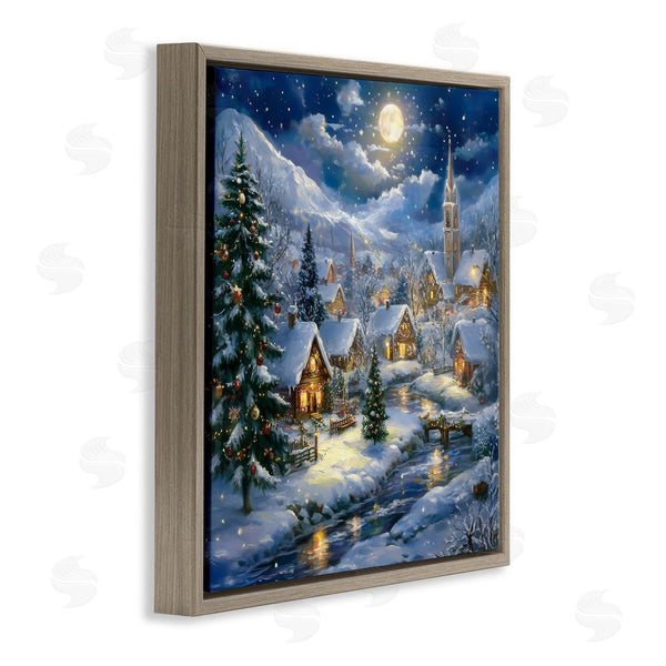 Stupell Industries Creative Studio | Snow Covered Village Wall Art
