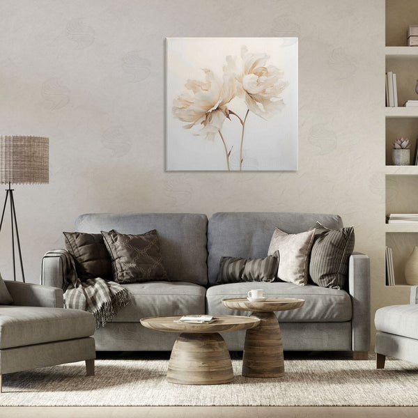 Stupell Industries Creative Studio | Soft Blooming White Peonies Wall Art