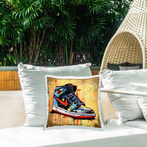 Stupell Industries Creative Studio | Sporty Sneaker Drips Throw Pillow