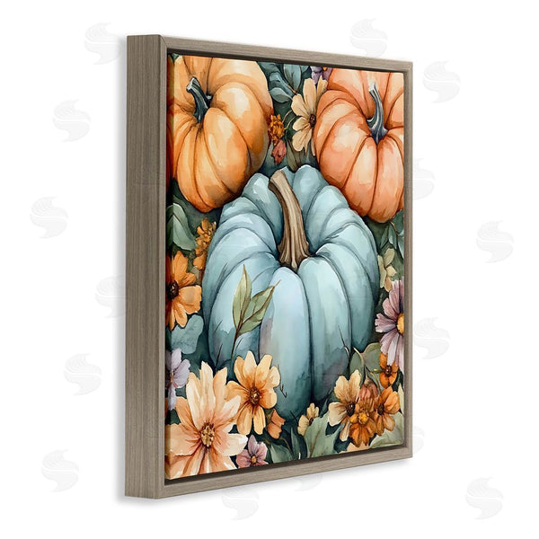 Stupell Industries Creative Studio | Three Pumpkins & Florals Wall Art
