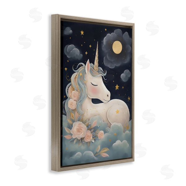 Stupell Industries Creative Studio | Unicorn Surrounded By Clouds Wall Art