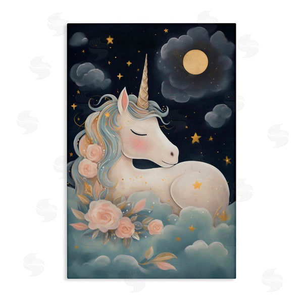 stupell industries Creative Studio | Unicorn Surrounded By Clouds Wall Art