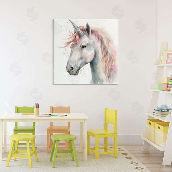 Stupell Industries Creative Studio | Unicorn With Pink Mane Wall Art