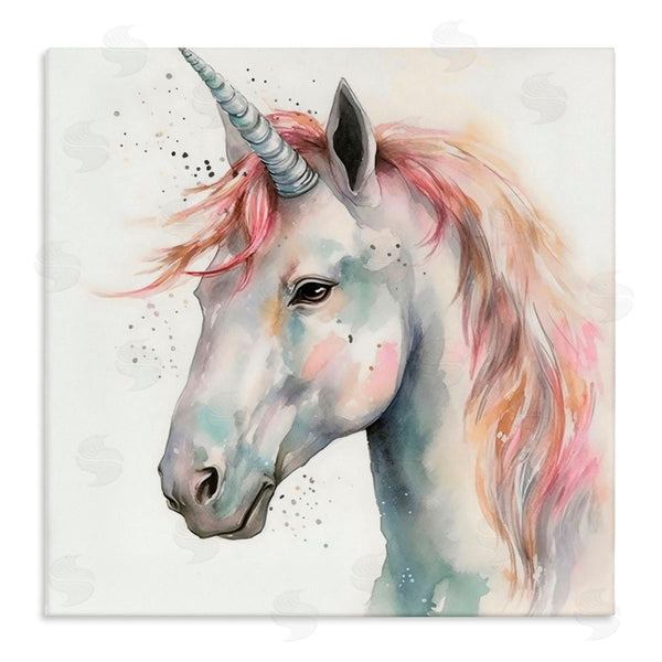 stupell industries Creative Studio | Unicorn With Pink Mane Wall Art