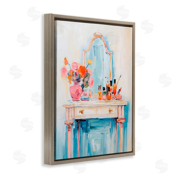 Stupell Industries Creative Studio | Vanity With Cosmetic Bottles
