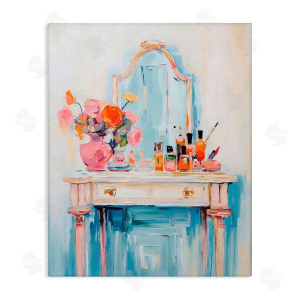 stupell industries Creative Studio | Vanity with Cosmetic Bottles