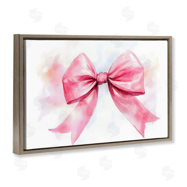 Stupell Industries Creative Studio | Watercolor Fade Pink Bow Wall Art