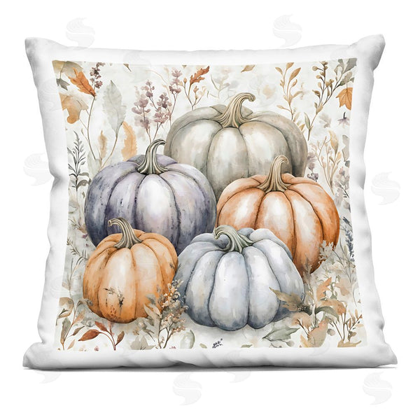 stupell industries Creative Studio | Watercolor Floral Harvest Printed Throw Pillow