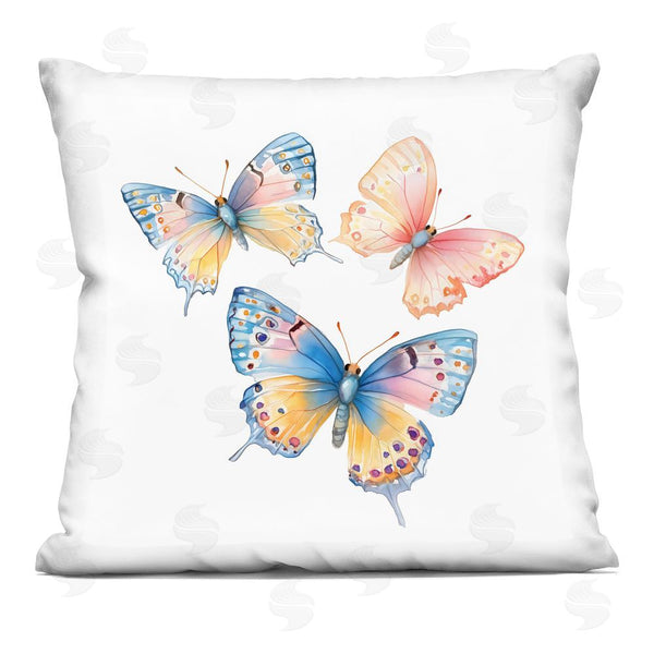 Stupell Industries Creative Studio | Whimsical Butterfly Trio Throw Pillow