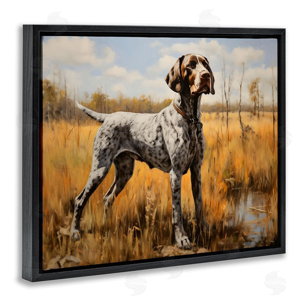 Stupell Industries Creative Studio | White Spotted Bird Dog Wall Art