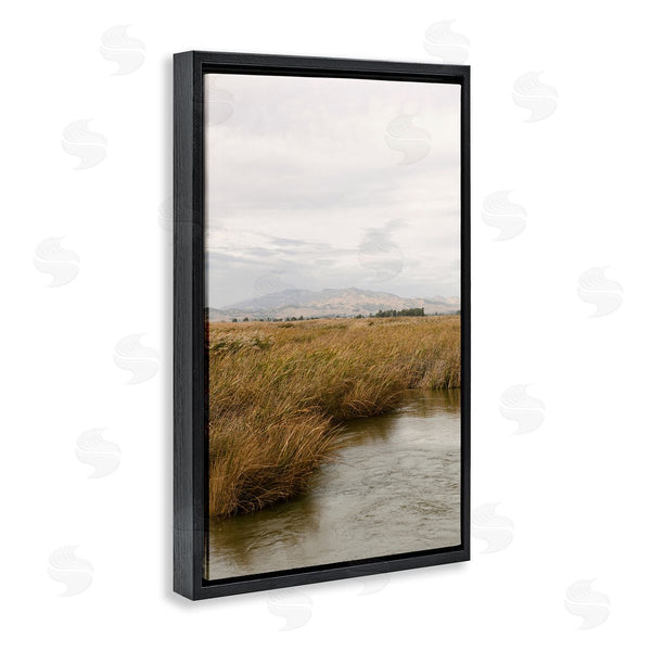 Stupell Industries Crystal Lynn Collins | Marshland With Distant Mountain Wall Art