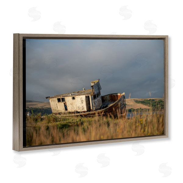 Stupell Industries Crystal Lynn Collins | Old Shipwreck On Beach