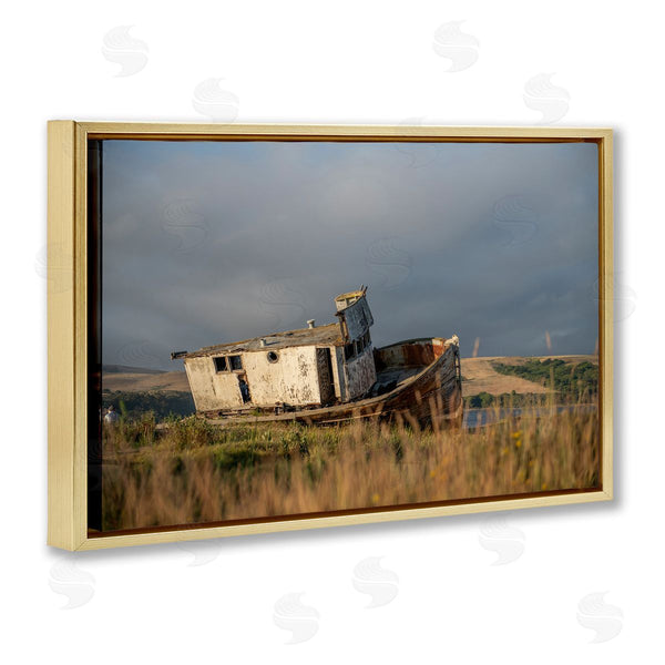 Stupell Industries Crystal Lynn Collins | Old Shipwreck On Beach