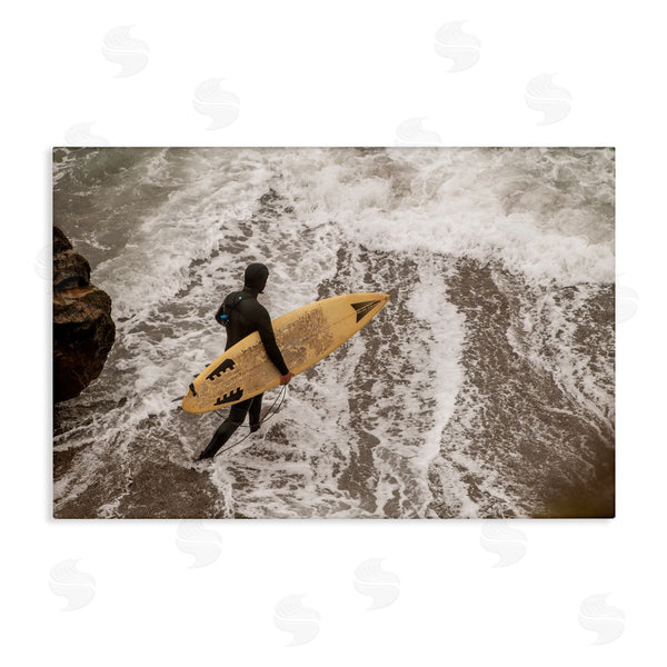 stupell industries Crystal Lynn Collins | Surfer Strolling Shore