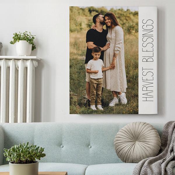 stupell industries Custom Canvas Print with Vertical Text