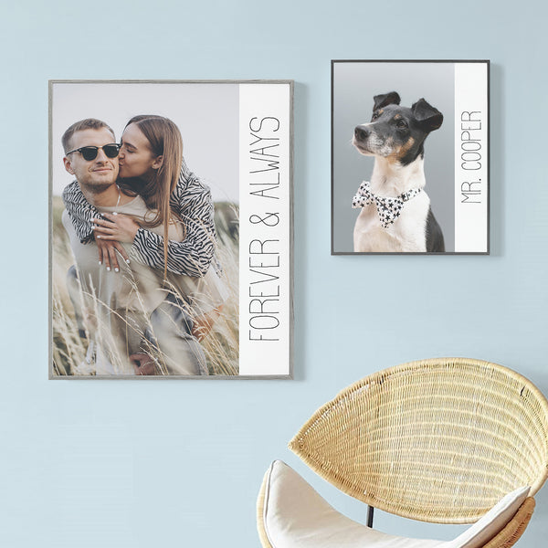 stupell industries Custom Framed Giclee Print with Vertical Text