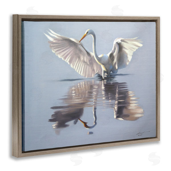 Stupell Industries D. Rust | Egret With Beautiful Wingspan