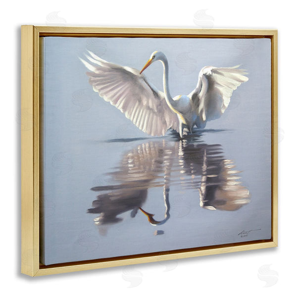 Stupell Industries D. Rust | Egret With Beautiful Wingspan