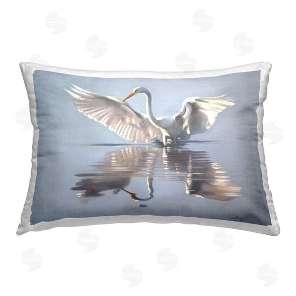 stupell industries D. Rust | Egret with Beautiful Wingspan