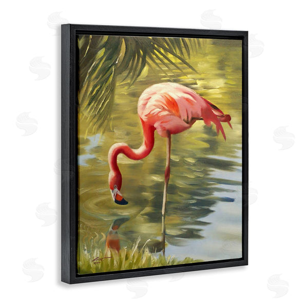Stupell Industries D. Rust | Flamingo Shallow Pond Wall Art