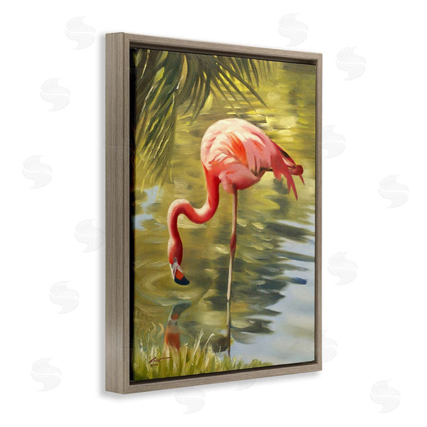 Stupell Industries D. Rust | Flamingo Shallow Pond Wall Art