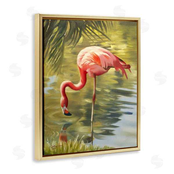 Stupell Industries D. Rust | Flamingo Shallow Pond Wall Art
