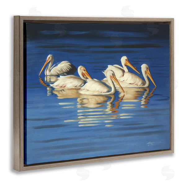 Stupell Industries D. Rust | Pelican Flock Lake Ripples