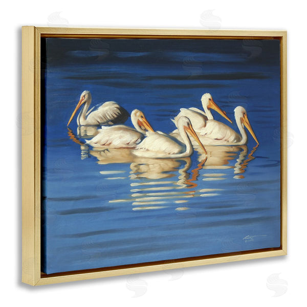 Stupell Industries D. Rust | Pelican Flock Lake Ripples