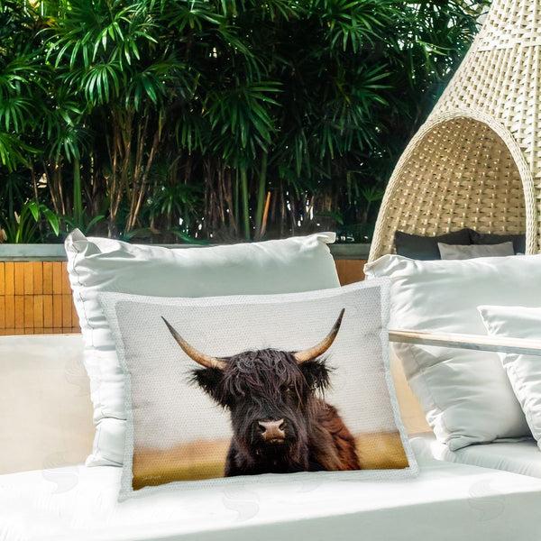 Stupell Industries Dakota Diener | Black Longhorn Cow