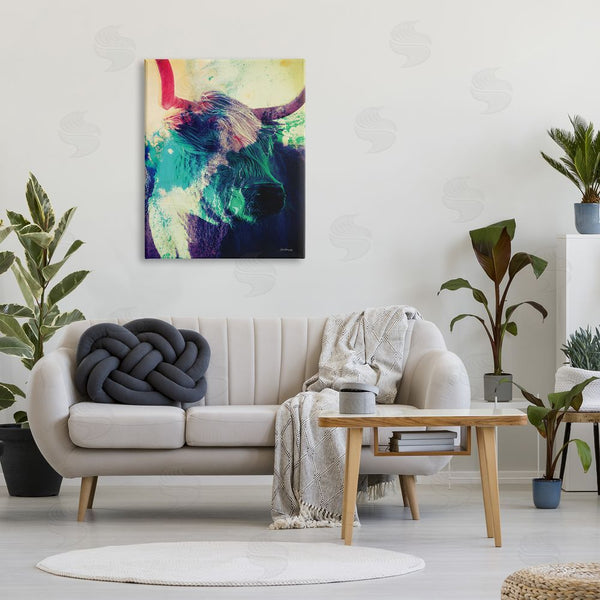 Stupell Industries Dakota Diener | Cattle With Abstract Hues Wall Art
