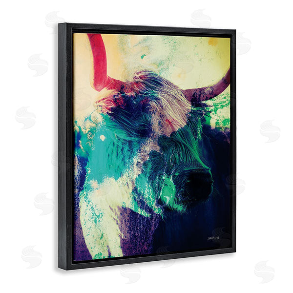 Stupell Industries Dakota Diener | Cattle With Abstract Hues Wall Art