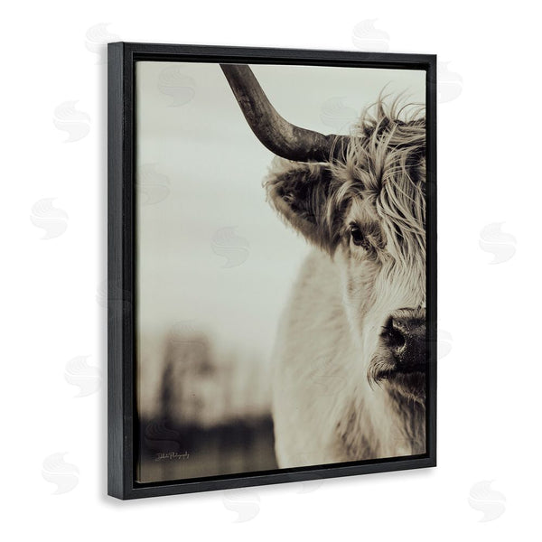 Stupell Industries Dakota Diener | Highland Cow Face Portrait Wall Art