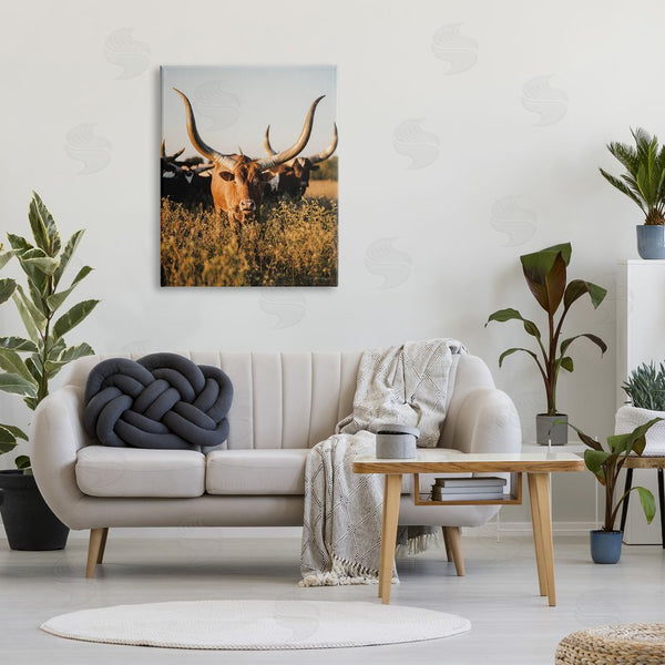 Stupell Industries Dakota Diener | Longhorn Herd Photography Wall Art