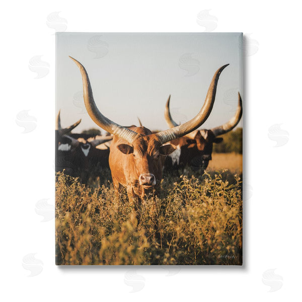 stupell industries Dakota Diener | Longhorn Herd Photography Wall Art